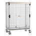 Thumbnail image #1 for Metro Super Erecta Chrome Mobile Security Cage with Sliding Doors, 52-3/4 W x 28-1/2 D x 67-15/16 H