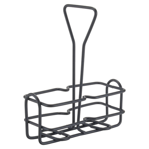 Product image #1 for Winco Black Wire Oil & Vinegar Cruet Rack for Two 6 oz Cruets