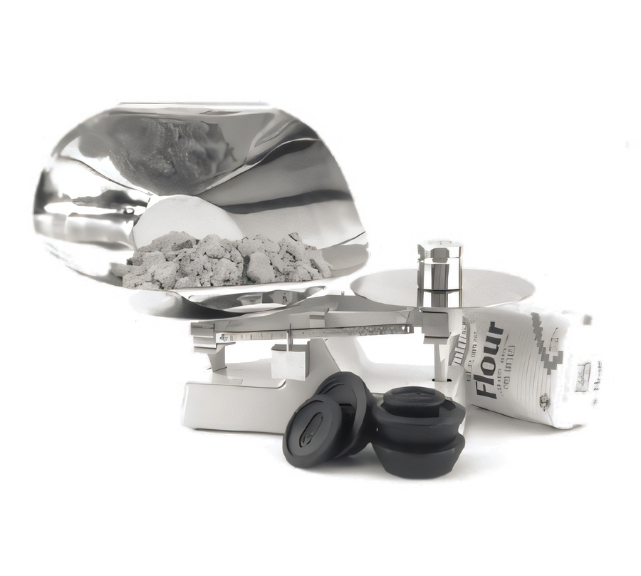 Product image #1 for Crestware 16 lb Baker's Dough Beam Scale Set with Adjustable Counterweight and Stainless Steel Scoop
