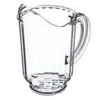 Thumbnail image #1 for CFS Brands VersaPour™ 554607 60 oz Clear SAN Water Pitcher with Contoured Lip and Ergonomic Handle with Thumb Grip Case of 6