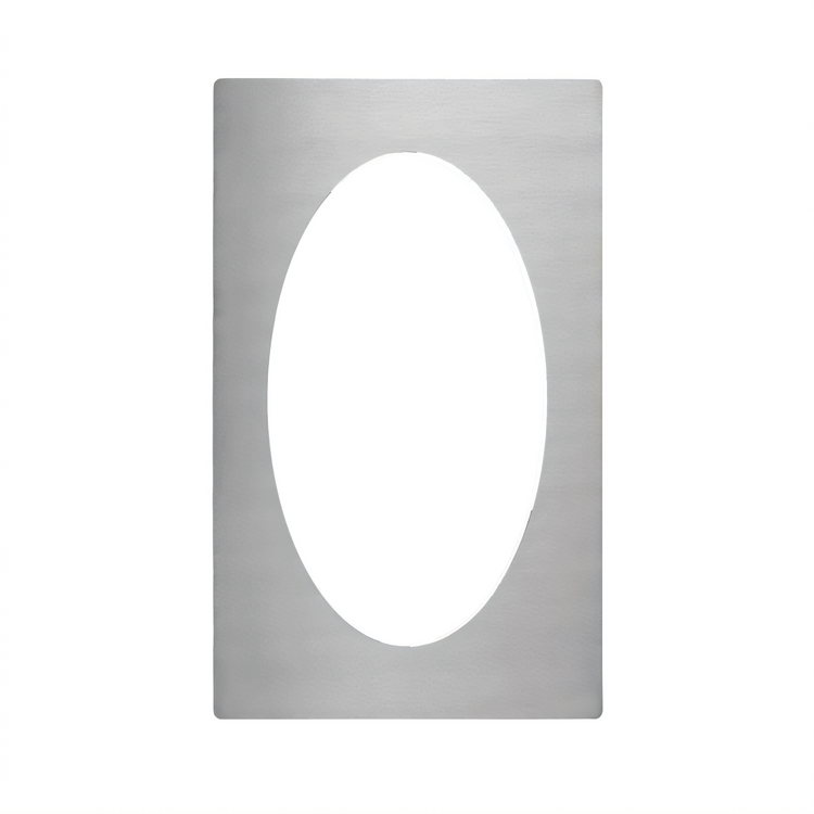 Product image #1 for Vollrath Miramar Single-Size Stainless Steel Template Adapter Plate for 16-Inch Oval Au Gratins