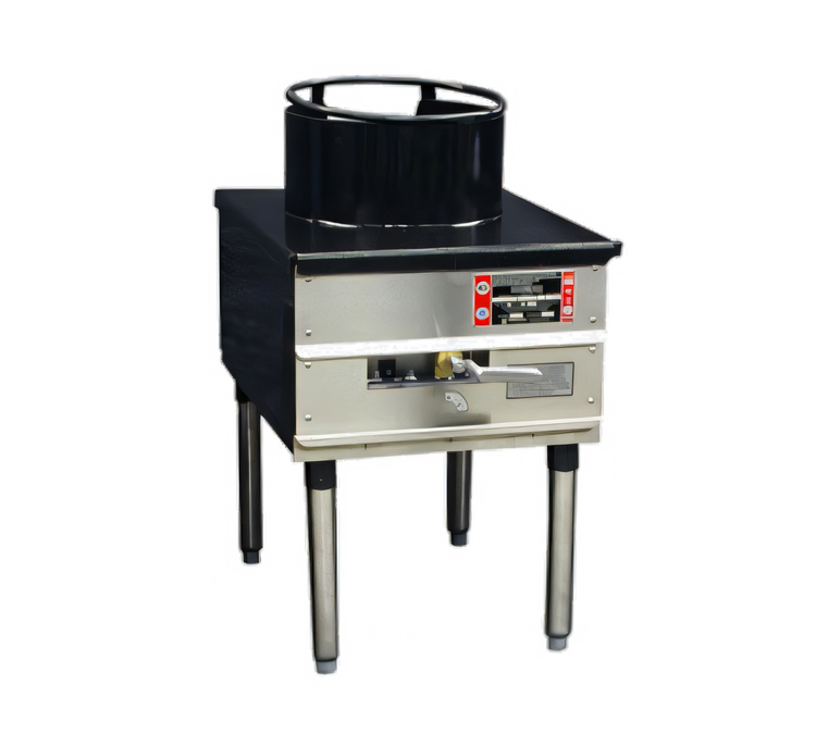 Product image #1 for Mandarin 18-Inch Natural Gas Single-Burner Wok Range, 90,000 BTU, Stainless Steel