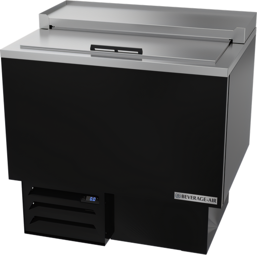 Product image #1 for Beverage-Air GF34HC-B Underbar Deep Well Glass Froster with Sliding Lid, 34-Inch Wide, 6.4 Cu. Ft.
