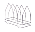 Thumbnail image #1 for Crestware PSR Pizza Pan & Screen Racks Case of 12