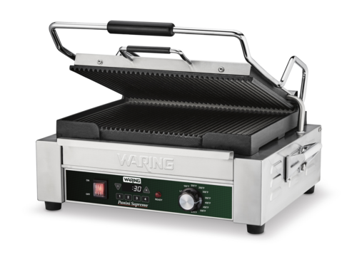 Product image #1 for Waring Panini Supremo Large 14.5 x 11-Inch Single Countertop Panini Grill with Timer