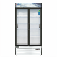 Everest EMSGR33C 2-Section Reach-In Glass Door Chromatography Refrigerator, 36 Cu. Ft., Bottom-Mounted Self-Contained