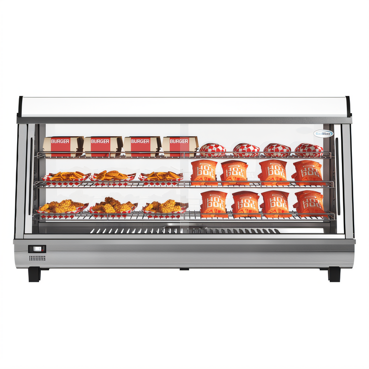 Product image #1 for KoolMore 48-Inch Self-Service Countertop Hot Food Display Warmer, 6.5 Cu. Ft., Stainless Steel