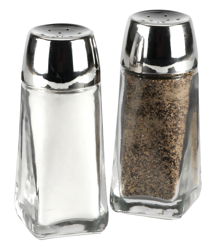 Product image #1 for Anchor Hocking Foodservice 12866S Continental Salt and Pepper Shakers