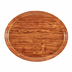 Thumbnail image #2 for Cambro Camtray Oval Fiberglass Serving Tray, 19-1/4 x 24 in, Java Teak