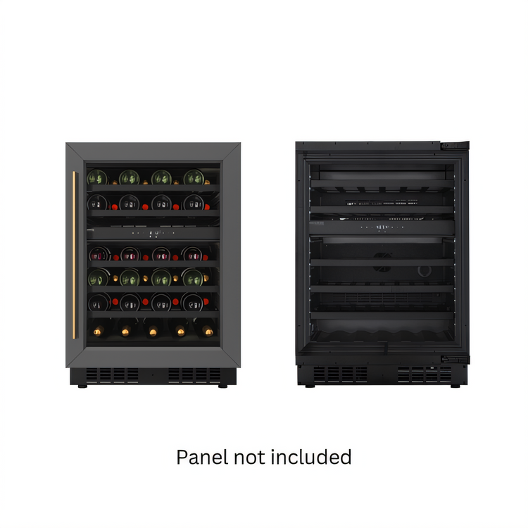 Product image #1 for KoolMore 2-Section Dual Zone Reach-In Wine Cooler with Glass Doors and Wooden Shelves