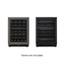 Thumbnail image #1 for KoolMore 2-Section Dual Zone Reach-In Wine Cooler with Glass Doors and Wooden Shelves