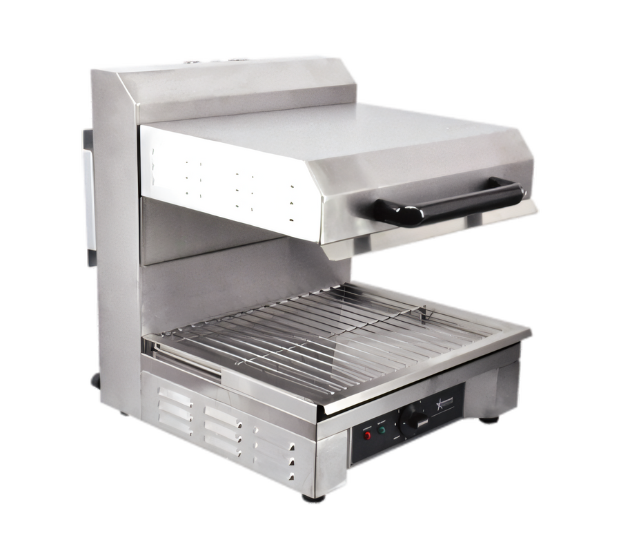Product image #1 for Electric Countertop Salamander Broiler with Adjustable Quartz Top Heat, 18 Inch