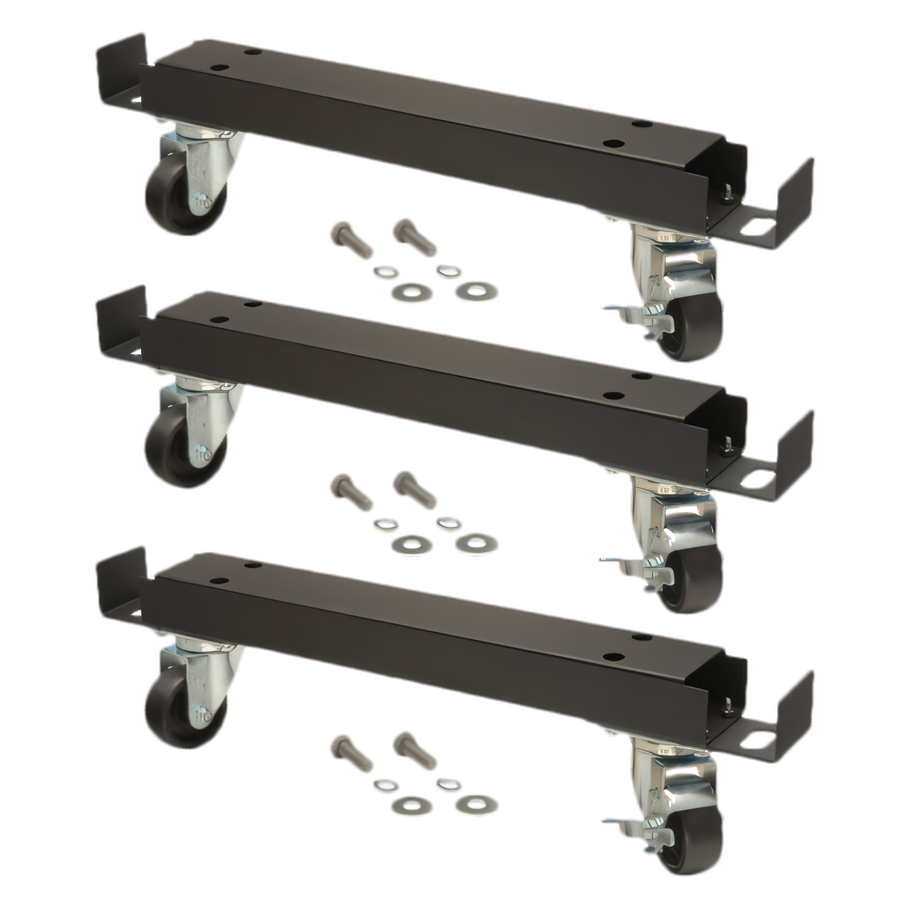 Product image #1 for Back Bar Cooler Channel Bar Set with 3-Inch Wheels, Fits Models Up to MDD94