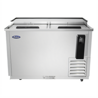 Atosa MBC50GR 49-3/8-Inch Horizontal Bottle Cooler with Side-Mount Self-Contained Refrigeration, 11.7 Cu. Ft.