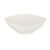 Thumbnail image #1 for Quattro 24 oz Curved Square Pearl White Ceramic Asian Soup Bowl