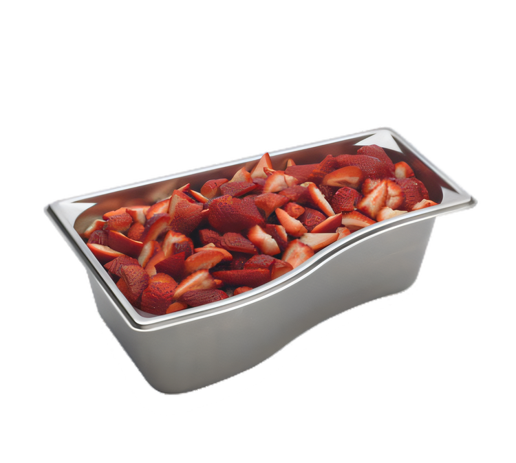 Product image #1 for Vollrath Super Pan® Super Shapes 1/3 Size Solid Wild Pan Outer Pan, 3.8 Quart, 22 Gauge Stainless Steel