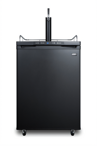 Summit Appliance 24-Inch Wide Freestanding Single-Tap Beer Kegerator with 5.6 Cu. Ft. Capacity