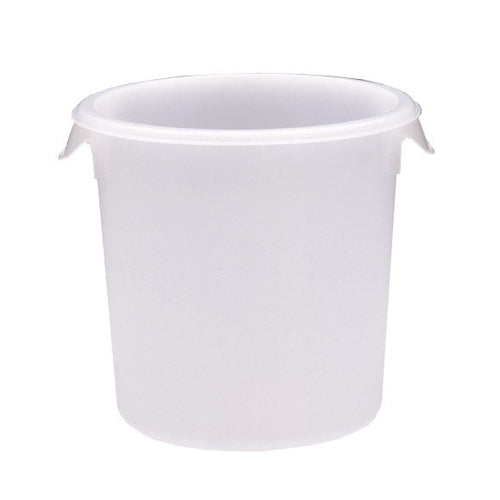 Product image #1 for Rubbermaid Commercial Products Color-Coded Round Food Storage Container, 4 Quart, White, Polyethylene