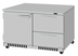 Thumbnail image #1 for Turbo Air PRO Series 48.25-Inch Two-Section Front-Breathing Undercounter Refrigerator with Door and Drawers