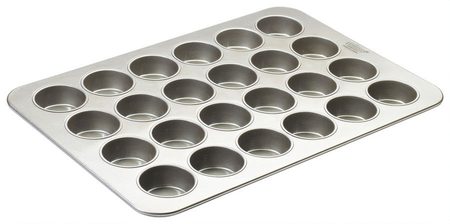 Product image #1 for Winco Jumbo 24-Cup Muffin Pan, Silicone Glazed Aluminized Steel, 17-7/8 x 25-7/8 Inches