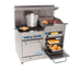 Thumbnail image #1 for Comstock-Castle 48-Inch Commercial Gas Range with 4 Open Star Burners, 24-Inch Raised Griddle, and 2 Space-Saver Ovens