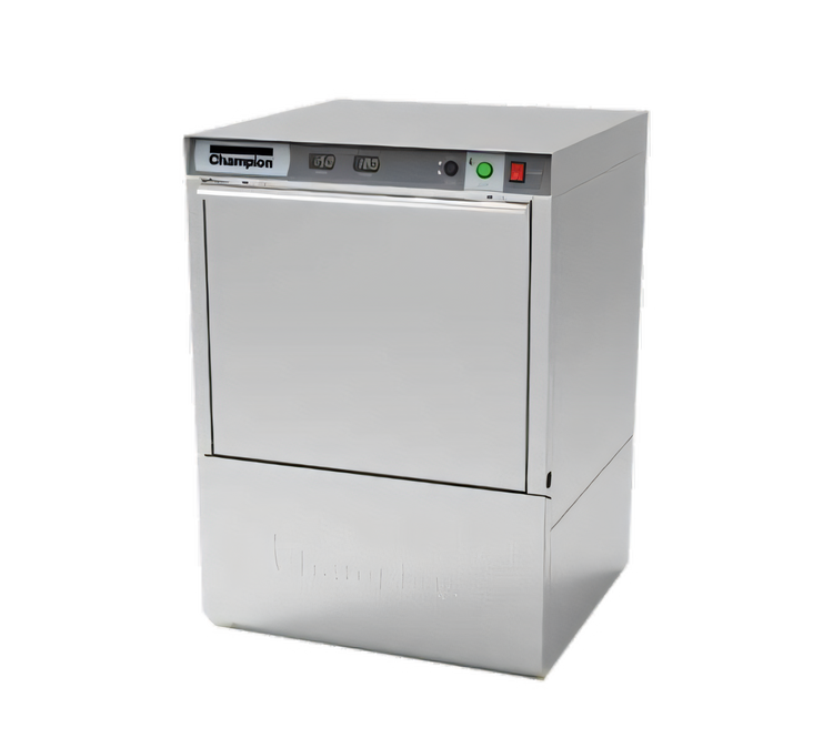Product image #1 for Champion UH130B High-Temperature Undercounter Dishwasher with Built-In Booster, 20 x 20 Rack