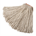 Thumbnail image #1 for Premium All-Purpose 32 oz White 4-Ply Cotton Cut-End Mop Head with 1-Inch Headband