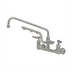 Thumbnail image #1 for UltraRinse 8-Inch Centers Wall-Mount Pre-Rinse Mixing Faucet with 12-Inch Swing Nozzle