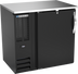 Thumbnail image #1 for Beverage Air 36-Inch Food-Rated Refrigerated Back Bar Storage Cabinet, Solid Door, Black Exterior