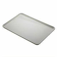 Cambro Camlite Rectangular Fiberglass Fast Food & Cafeteria Tray, 17-7/8 x 25-3/4 Inches, Steel White
