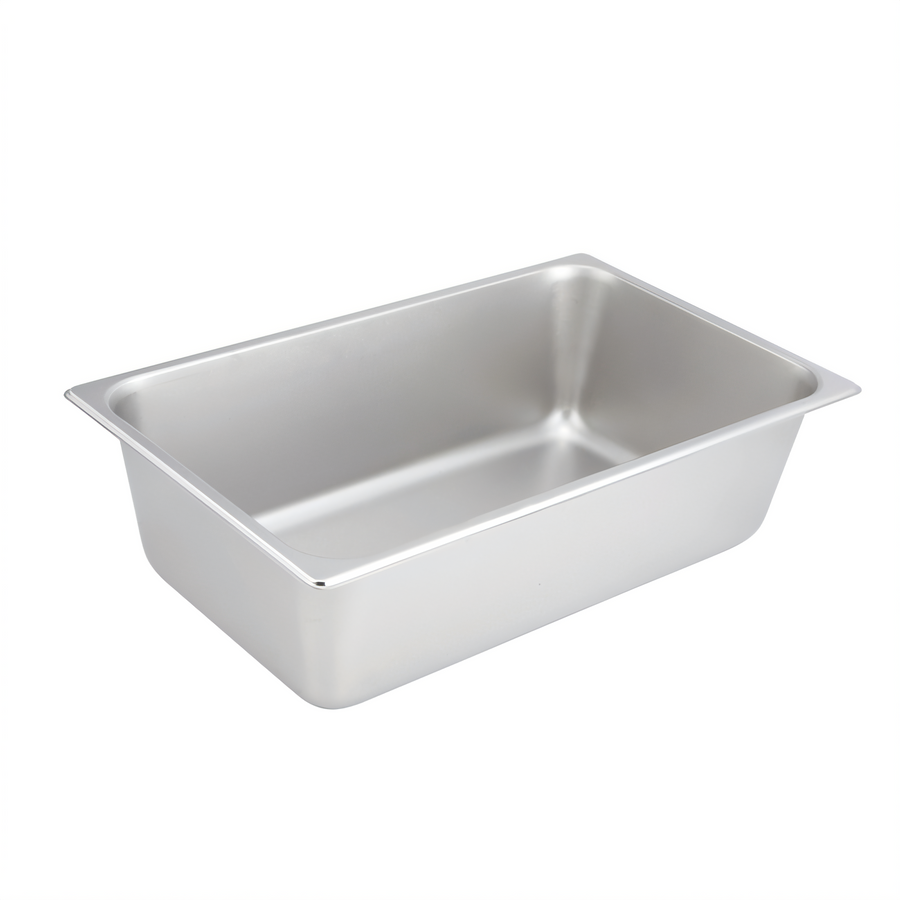 Product image #1 for Winco Full-Size 6-Inch Deep Straight-Sided Steam Table Pan, 25-Gauge 18/8 Stainless Steel
