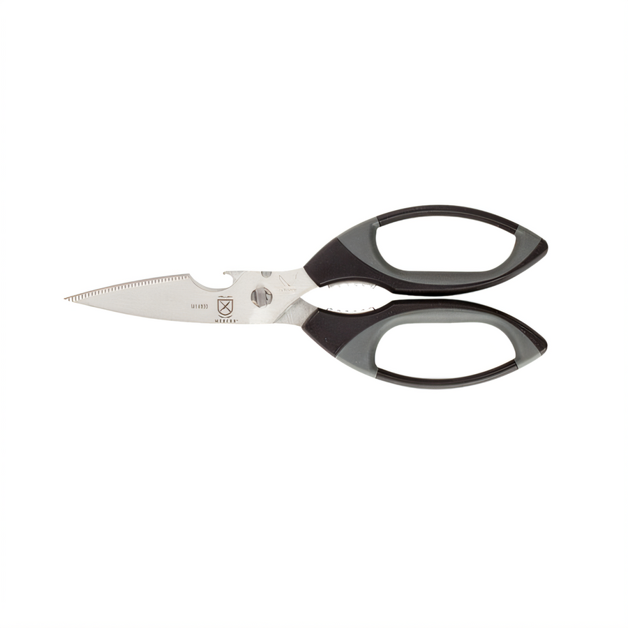 Product image #1 for Mercer Culinary Premium Kitchen Shears, 8.5-Inch Overall, High-Carbon German Steel, with Bottle Opener/Nutcracker and Lid Lifter