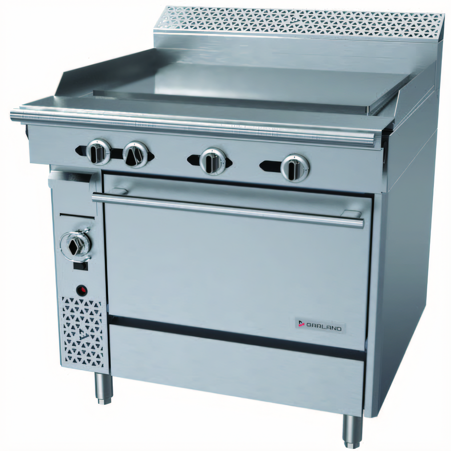 Product image #1 for Garland Cuisine Heavy-Duty 36-Inch Gas Plancha Range with Standard Oven