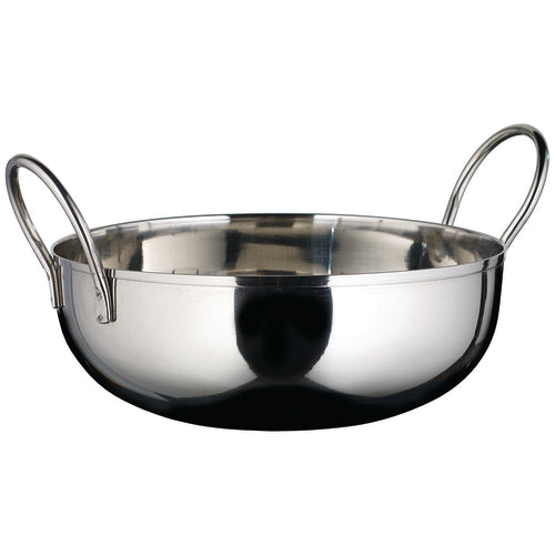 Product image #1 for Winco 7-Inch Round Stainless Steel Kady Bowl, 40 oz., Mirror Finish, Welded Handles