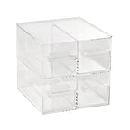Thumbnail image #1 for Vollrath SBB2X2 Clear Acrylic Countertop Pastry Display Case, Self-Service, 4 Drawers