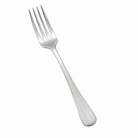 Winco Stanford 7-1/8 Inch Extra Heavy Weight Dinner Fork, 18/8 Stainless Steel, Mirror Finish