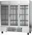 Thumbnail image #1 for Vista® Series Three-Section Reach-In Glass Door Freezer, 75-Inch Wide, Bottom-Mount Self-Contained Refrigeration