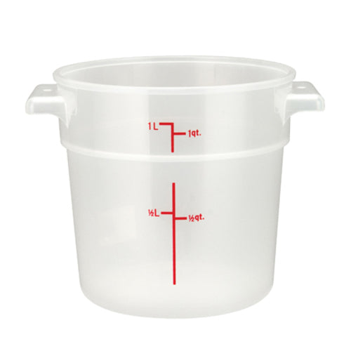 Product image #1 for Winco PTRC-1 Commercial Food Storage Containers Case of 48