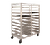 Thumbnail image #1 for Universal Full-Height Open-Side Mobile Oval Tray Rack, Double-Wide, 20-Tray Capacity, Aluminum