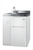 Thumbnail image #1 for Summit Appliance 30-Inch 115V All-In-One Kitchenette with 2-Burner Induction Cooktop, Refrigerator-Freezer, Sink, and Storage Cabinet