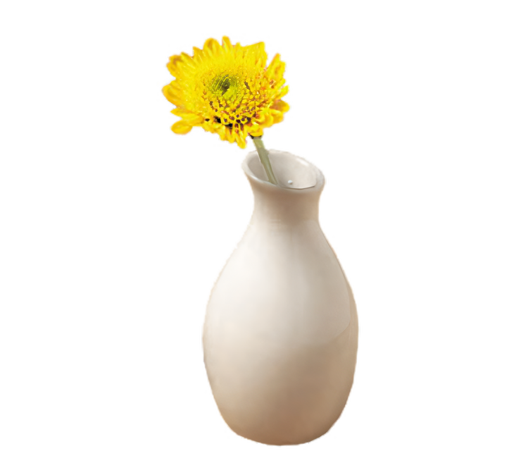 Product image #1 for American Metalcraft White Ceramic Bud Vase, 2 Inch Dia. x 3-7/8 Inch H