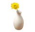 Thumbnail image #1 for American Metalcraft White Ceramic Bud Vase, 2 Inch Dia. x 3-7/8 Inch H