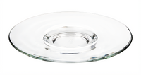 Ocean Kenya 6-Inch Round Clear Glass Saucer