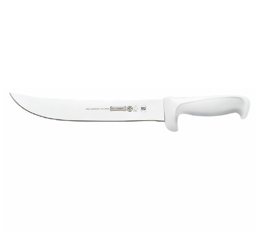 Product image #1 for Mundial 10-Inch Stamped Cimeter Knife with White Polypropylene Handle