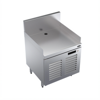 Krowne Royal Series Underbar P.O.S. Station Cabinet with Locking Louvered Door, 24 Inches Wide x 24 Inches Deep