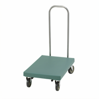 Cambro 2030UT401 Slate Blue Plastic Utility Truck with Chrome Handle, 600 lb Capacity