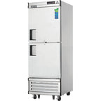Thumbnail image #1 for Everest Refrigeration EBWFH2 23 Cu. Ft. One-Section Reach-In Freezer, Bottom-Mount, Stainless Steel, 2 Half-Height Solid Locking Doors