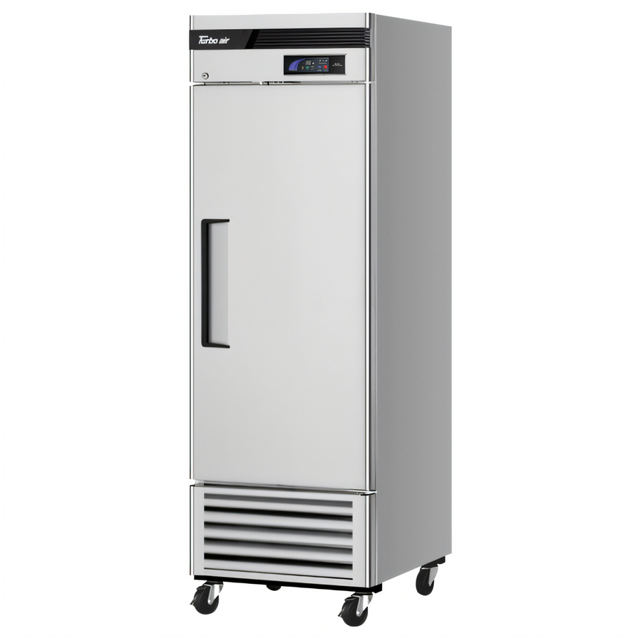 Product image #1 for Turbo Air Super Deluxe One-Section Reach-In Refrigerator, 19.03 Cu. Ft., Right-Hinged Solid Door