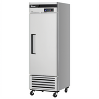 Turbo Air Super Deluxe One-Section Reach-In Refrigerator, 19.03 Cu. Ft., Right-Hinged Solid Door