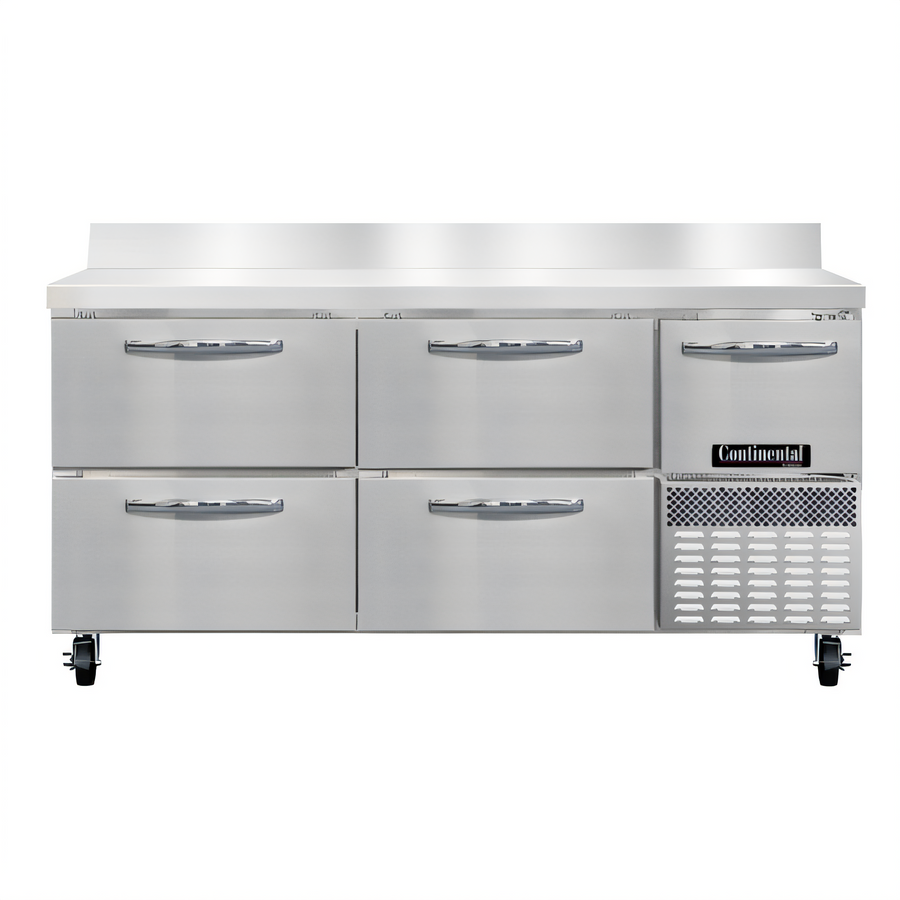 Product image #1 for Continental Refrigerator FA68SNBS-D 68-Inch Shallow Depth Worktop Freezer Base